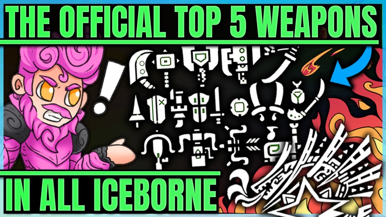 Official Top 5 Best Weapons in Monster Hunter World Iceborne! (Is YOUR Main Weapon the Best?) #mhw