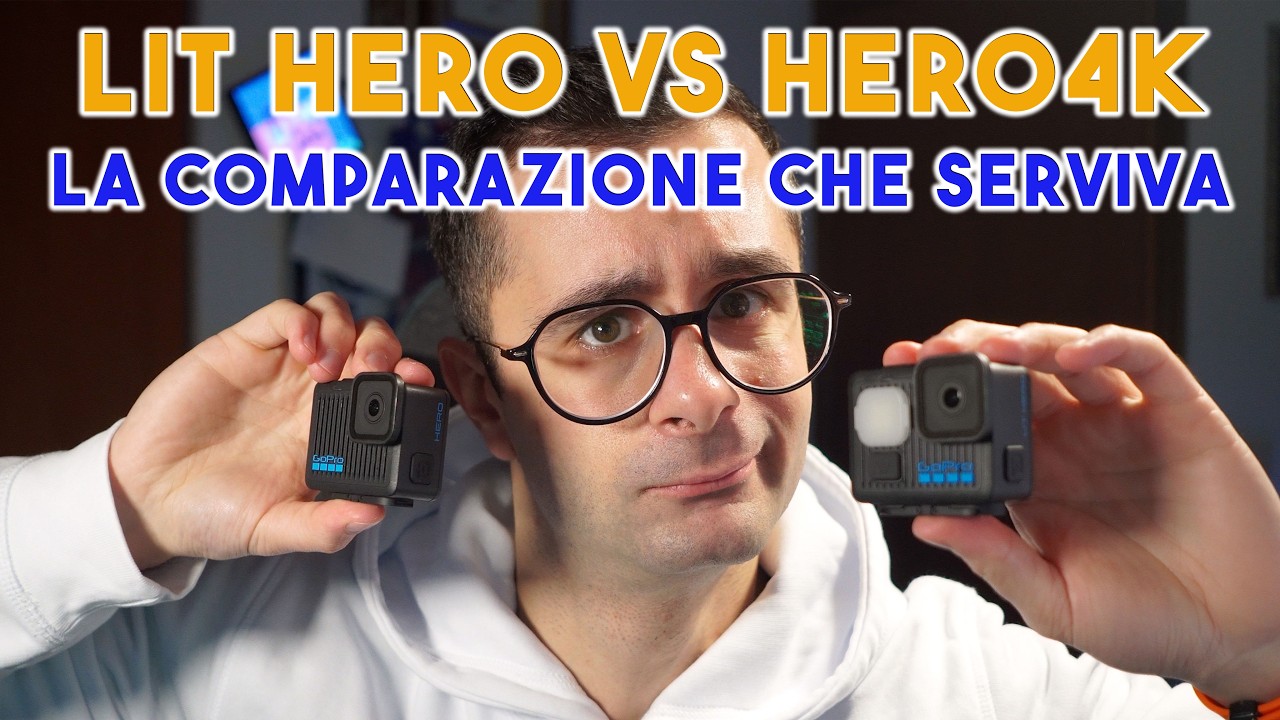 GoPro Lit Hero vs GoPro Hero 4k - IL TEST PER CAPIRE IL MODELLO MIGLIORE! - recensione e confronto