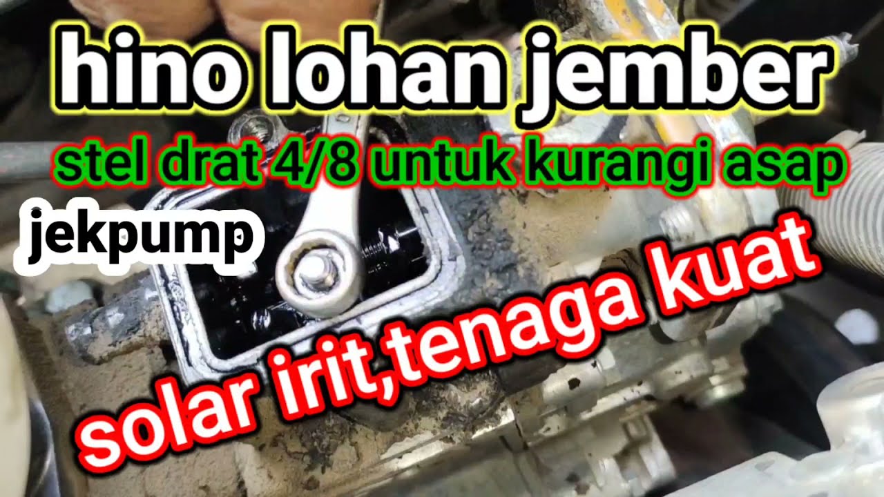 hino lohan jember || stel drat jekpump 4/8/11 || tenaga kuat solar irit