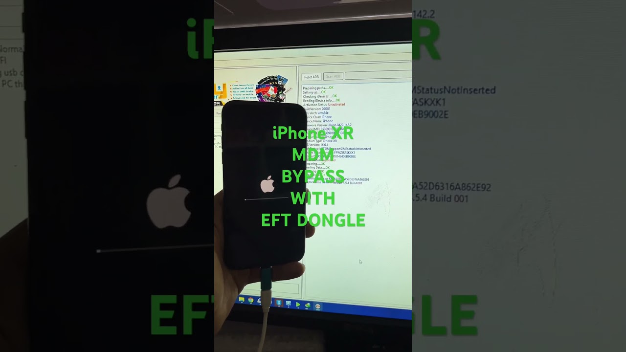 iPhone XR MDM Bypass With EFT Dongle
