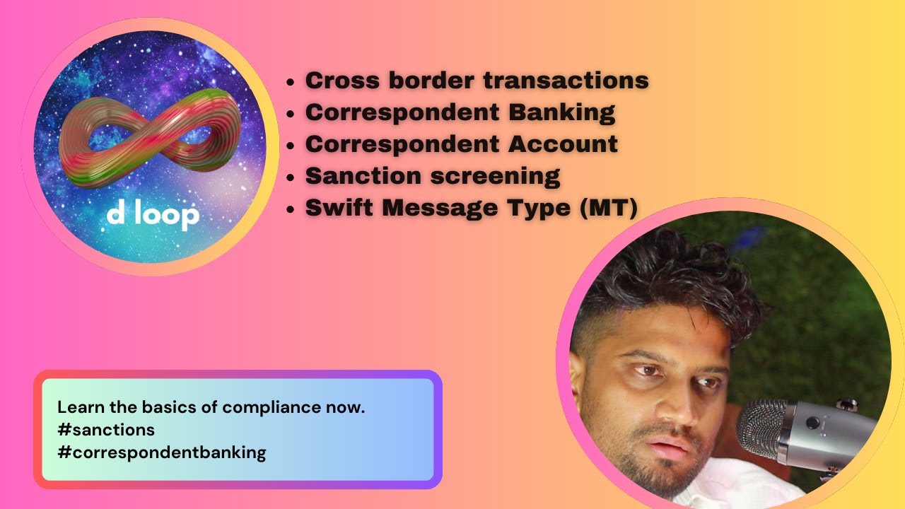 Cross Border Transactions,Correspondent Banking, Swift Messages, SanctionScreening Explained