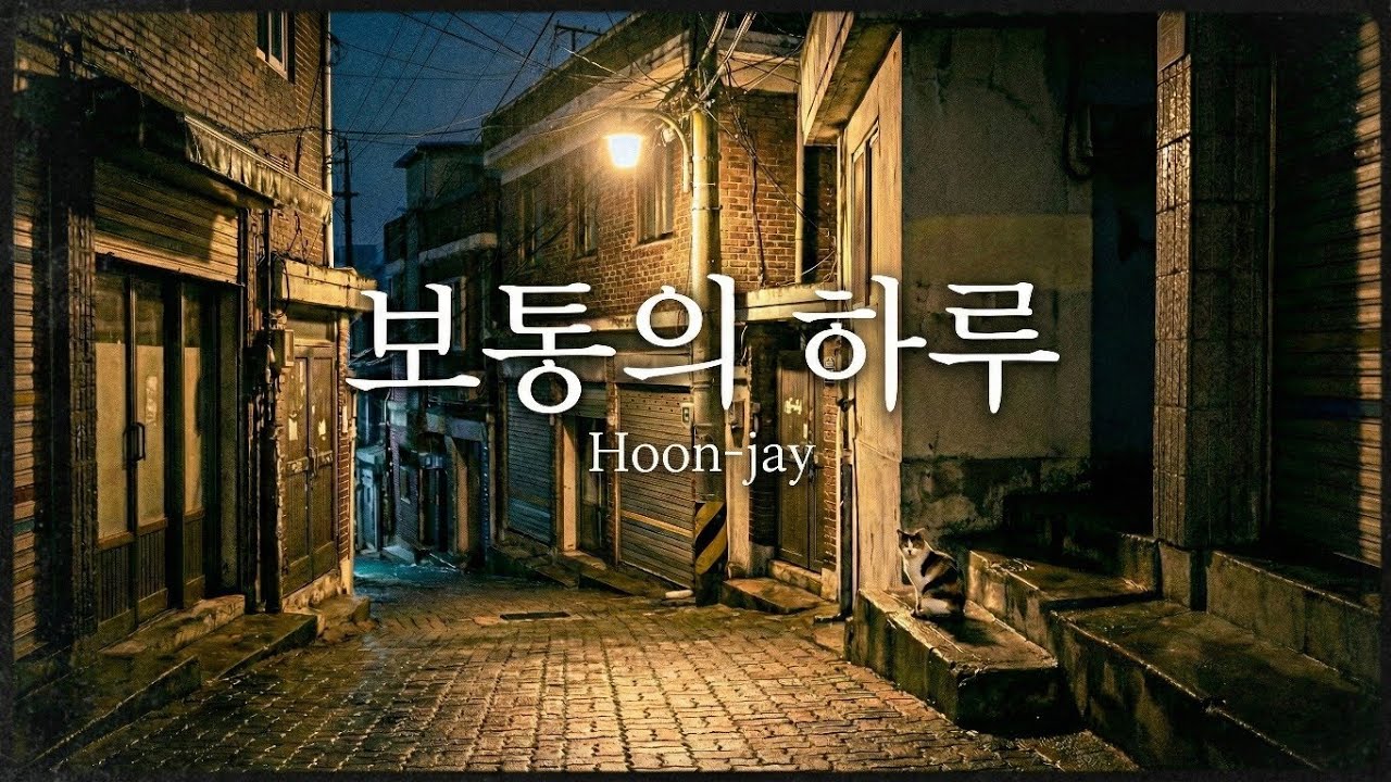 보통의 하루 - Hoon-jay (Official Lyric Video) | 새벽 감성 R&B