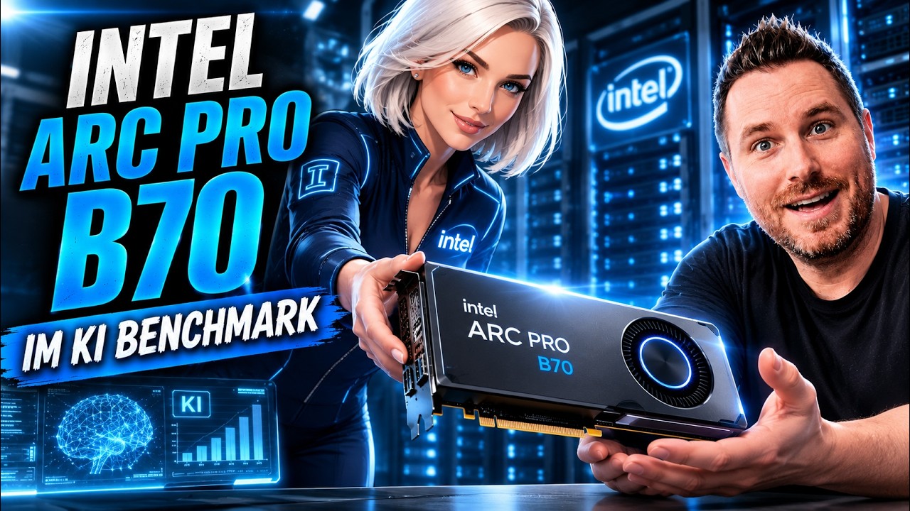 Intel Arc Pro B70 vs. AMD R9700 - 32 GB VRAM f&uuml;r 1.500 &euro; - Das Ergebnis ist erschreckend