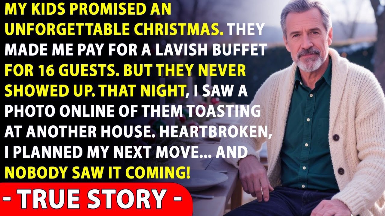 My Kids Made Christmas Dinner For 16… And Left Me Alone At The Empty Table... True Story