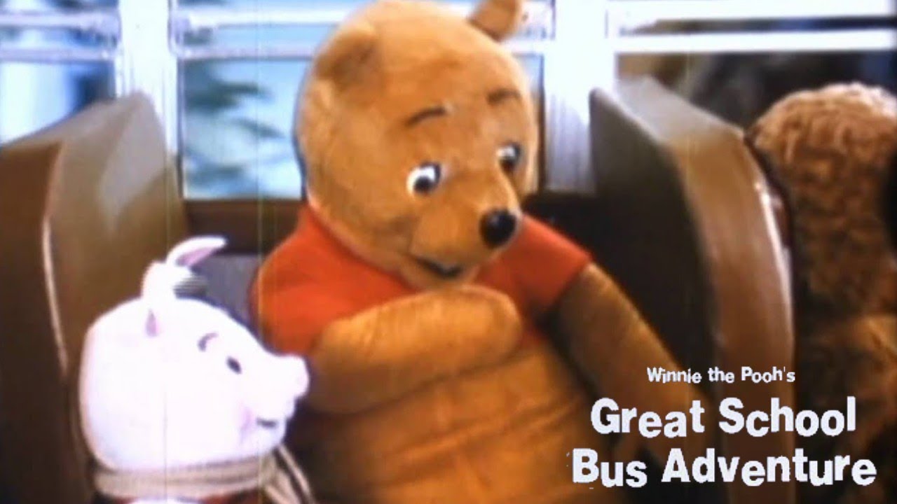 Winnie the Pooh's Great School Bus Adventure 1986 Disney Short Film | Review