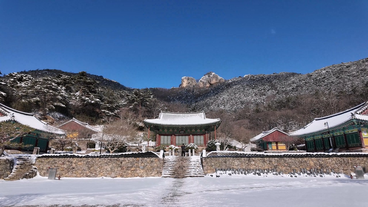 부안 개암사 설경 | 開巖寺