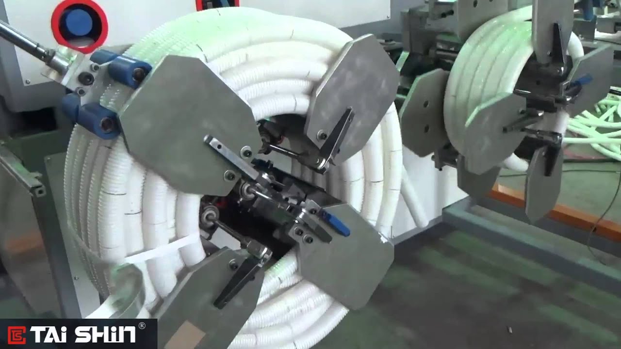 AU-600 fully automatic COILER for PVC corrugated pipes 32