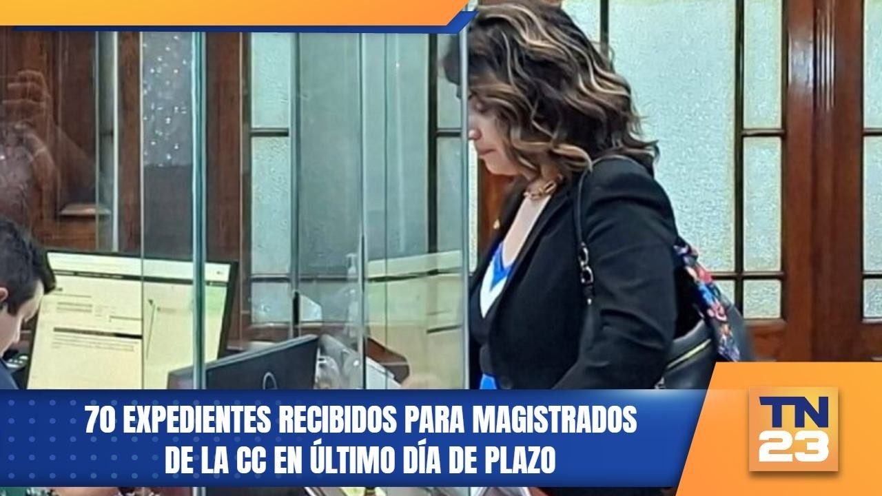 70 expedientes recibidos para magistrados de la CC en último día de plazo
