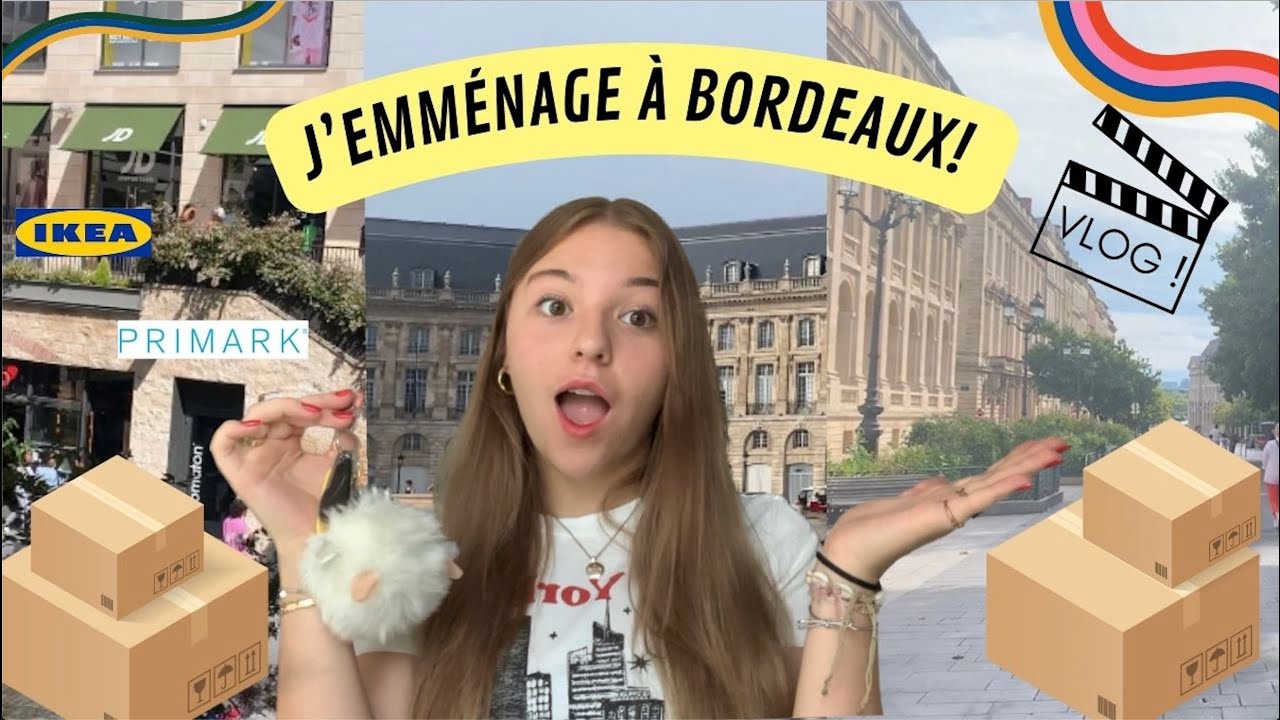 J’emménage pour les études à📍 Bordeaux | premiers pas dans bordeaux, haul et mes copines !