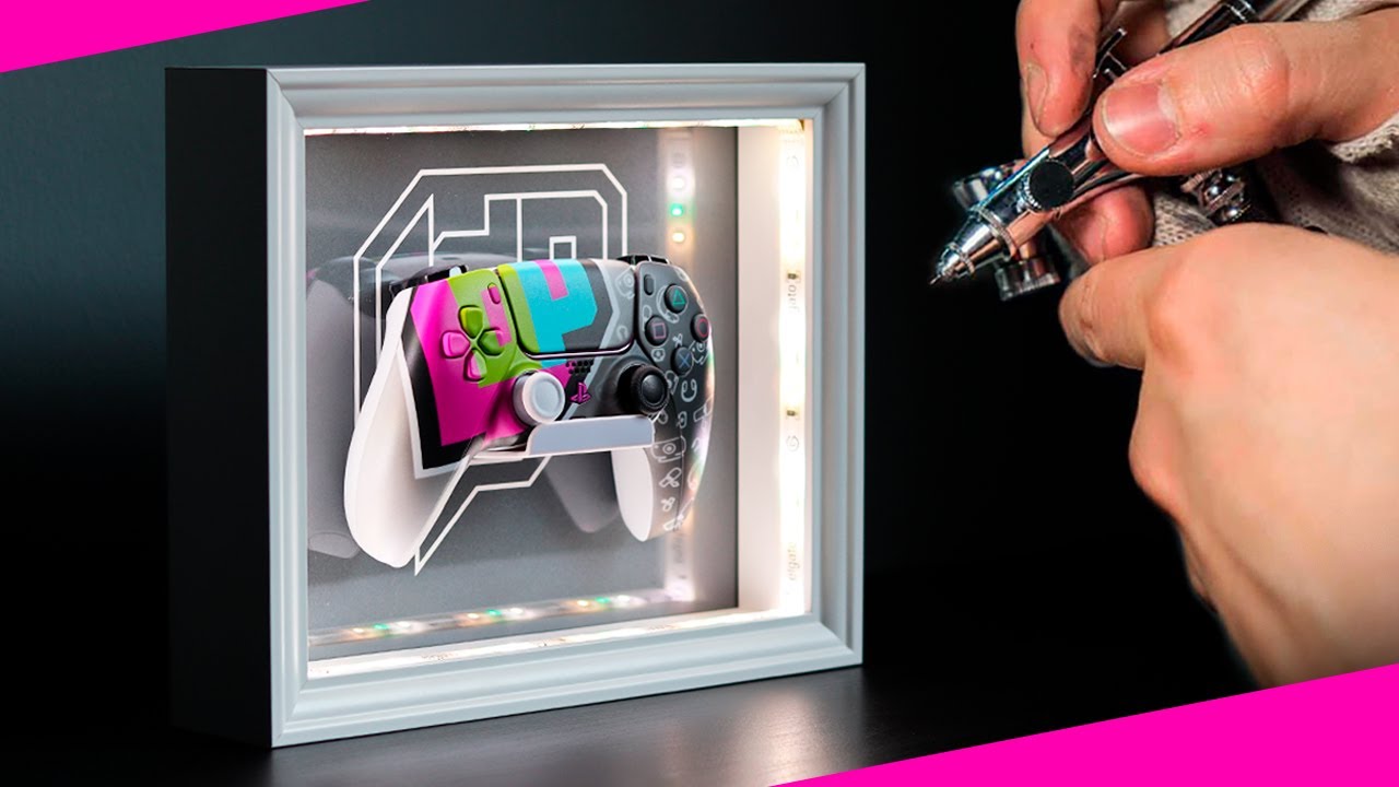 I Customized A PS5 DualSense Controller with AIRBRUSH and Here's What Happened!