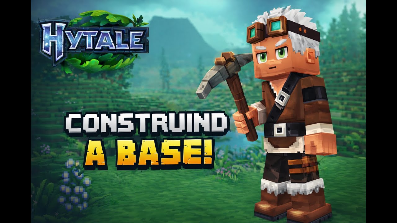HYTALE | APRENDENDO NA MARRA AO VIVO - continuando a base #día19 #2026  #8k #365DIAS