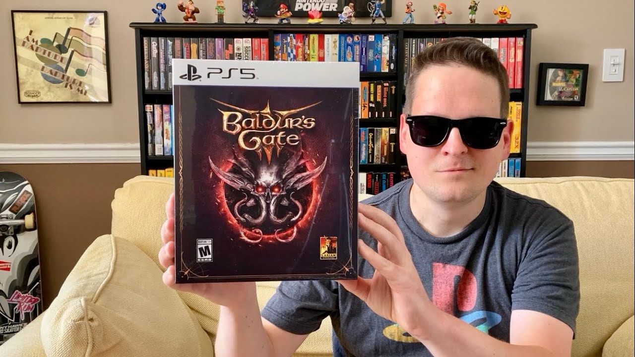 Baldur's Gate III - Deluxe Edition (CD) Soundtrack & PS5 Game Unboxing