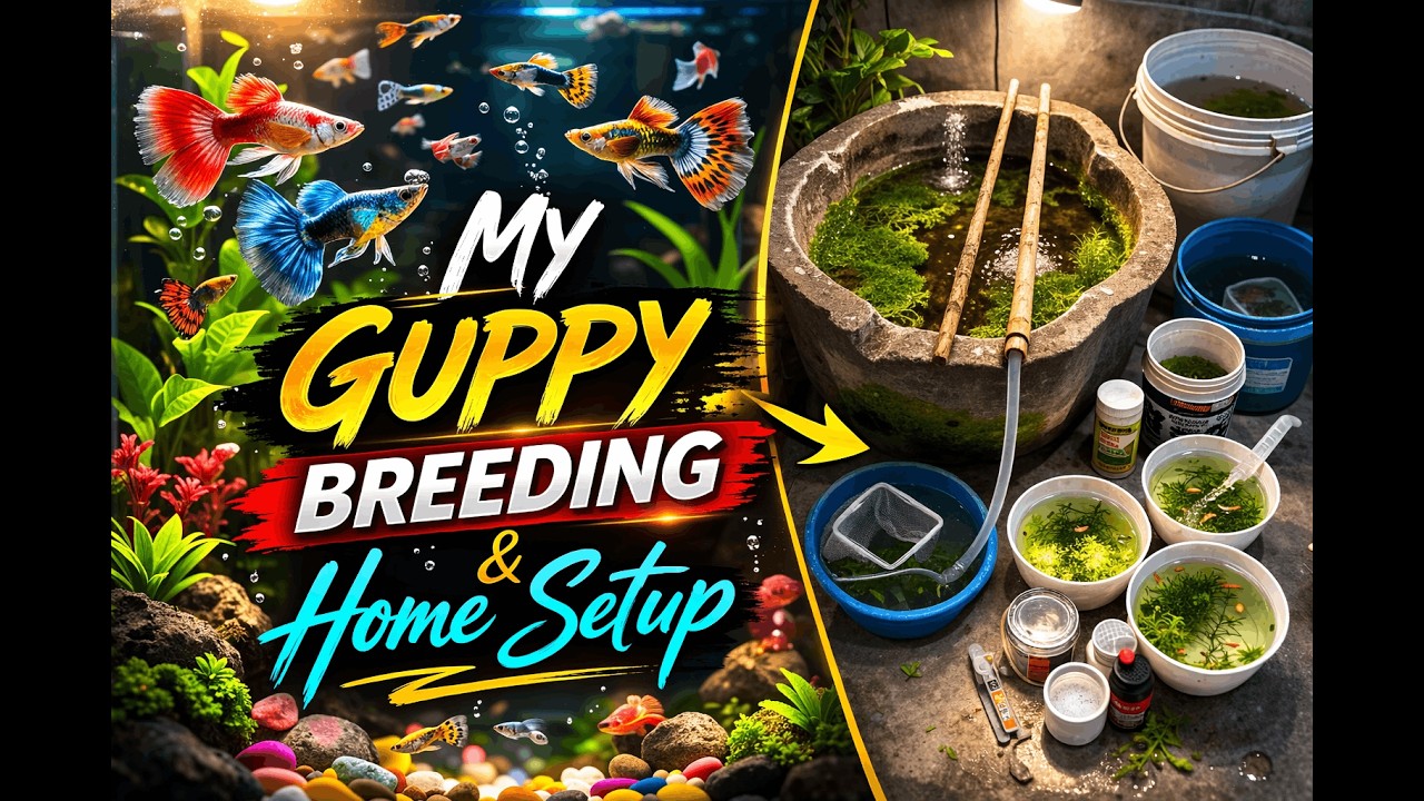 Guppy Fish Breeding Made Easy 🐠 | Complete Home Setup for Beginners