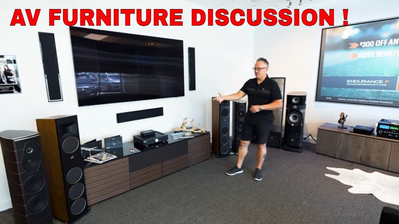 Home Theater Cabinets. AV Cabinets. Salamander designs. Important part of the room sometimes.