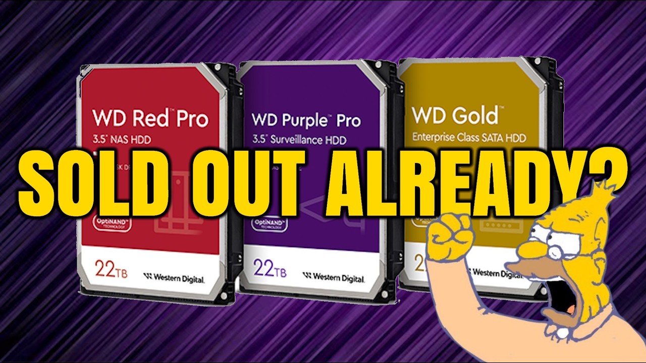 Жесткие диски Western Digital становятся дефицитными благодаря искусственному интеллекту и облачн...