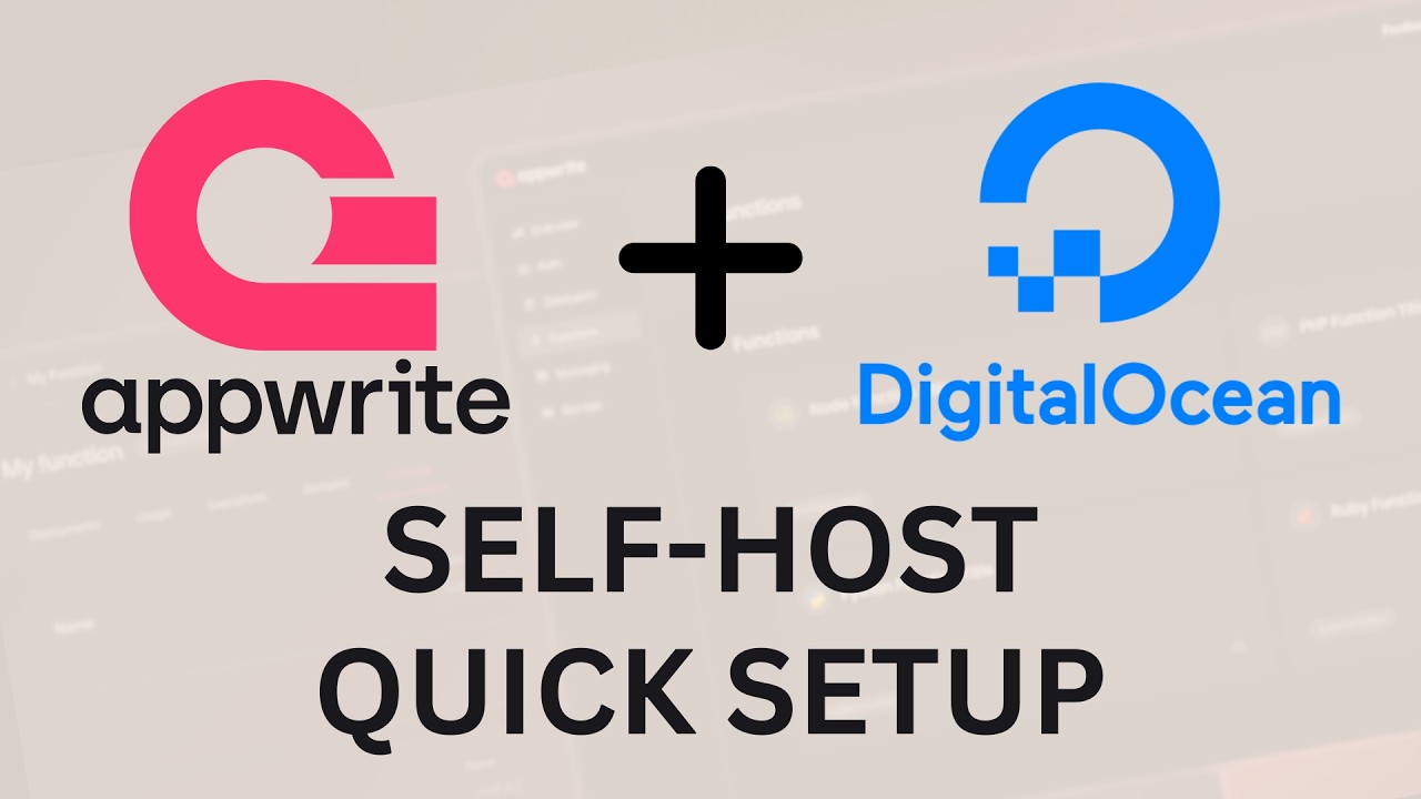 Self Host Appwrite on DigitalOcean in UNDER 15 Minutes