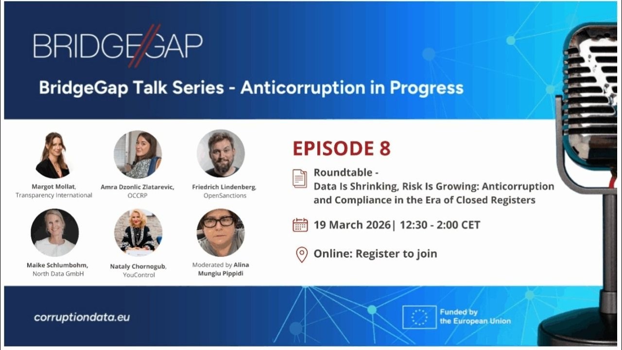 Anticorruption in Progress 8 | Data Access and Anticorruption in the Era of Closed Registers