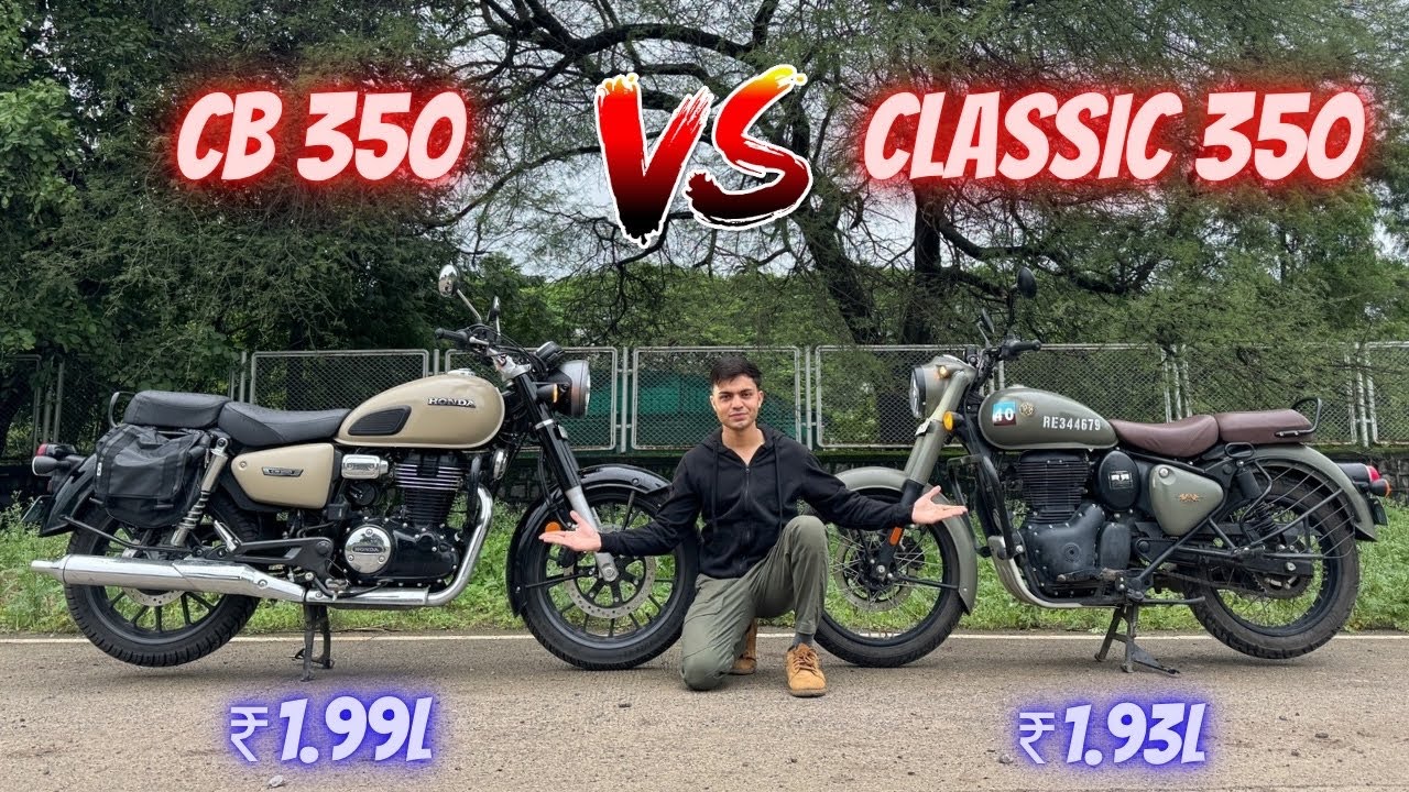 2024 Classic 350 vs Honda CB350 Comparison 🔥| Royal Enfield vs Honda |