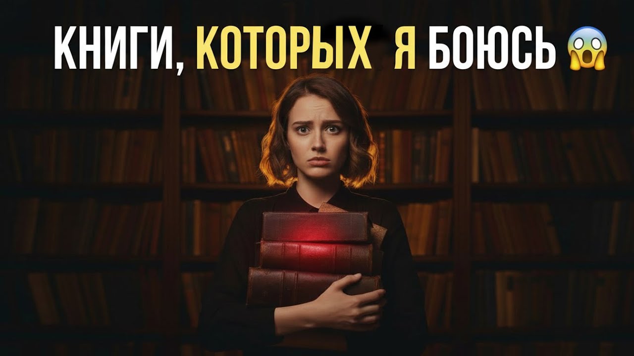 Книги, которые я хочу прочитать, но боюсь 😱