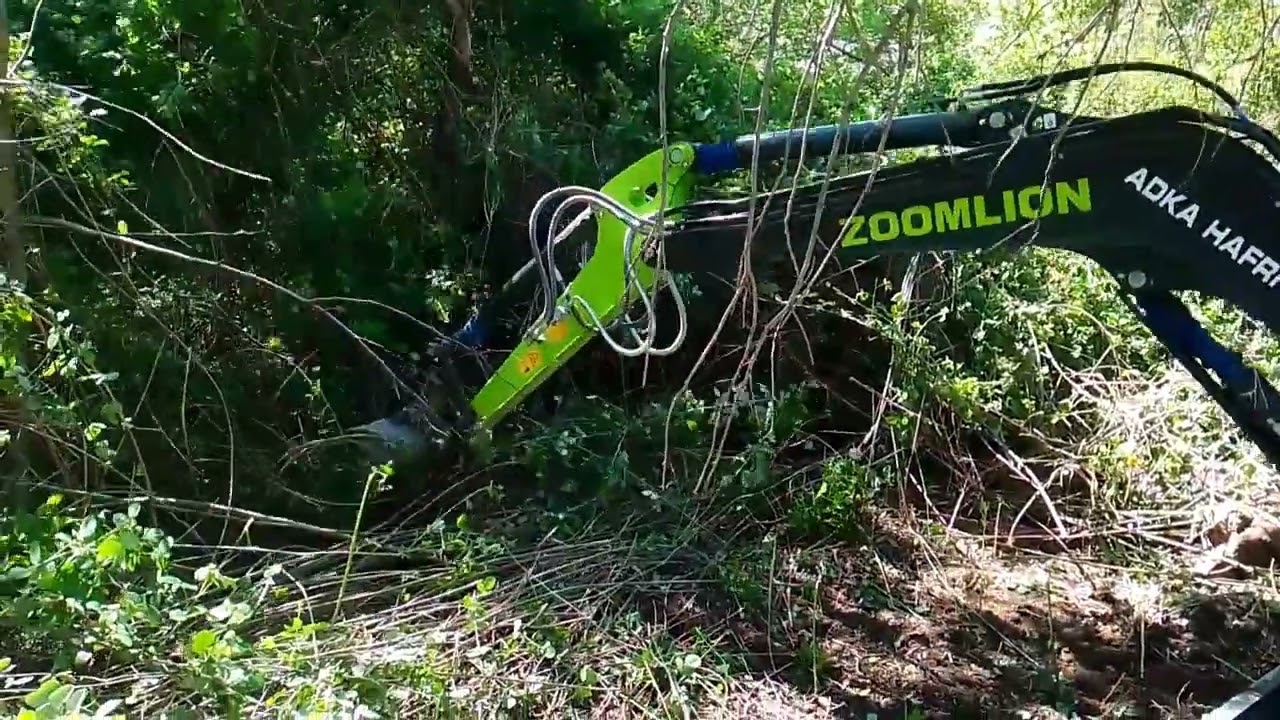 Zoomlion ZE35GU Tarla Temizliği #zoomline #ekskavatör #işmakinaları #tarla
