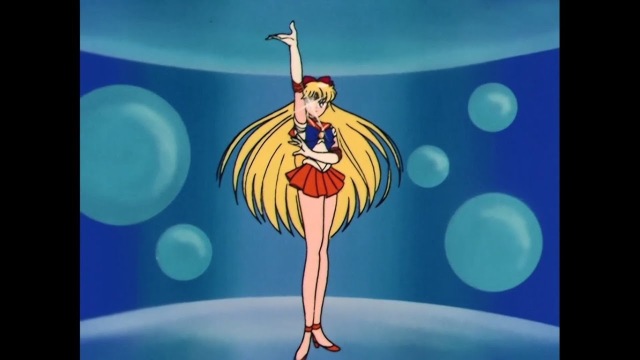 ♀ SAILOR VENUS / SAILOR V&Ecirc;NUS - Todas as TRANSFORMA&Ccedil;&Otilde;ES e ATAQUES!