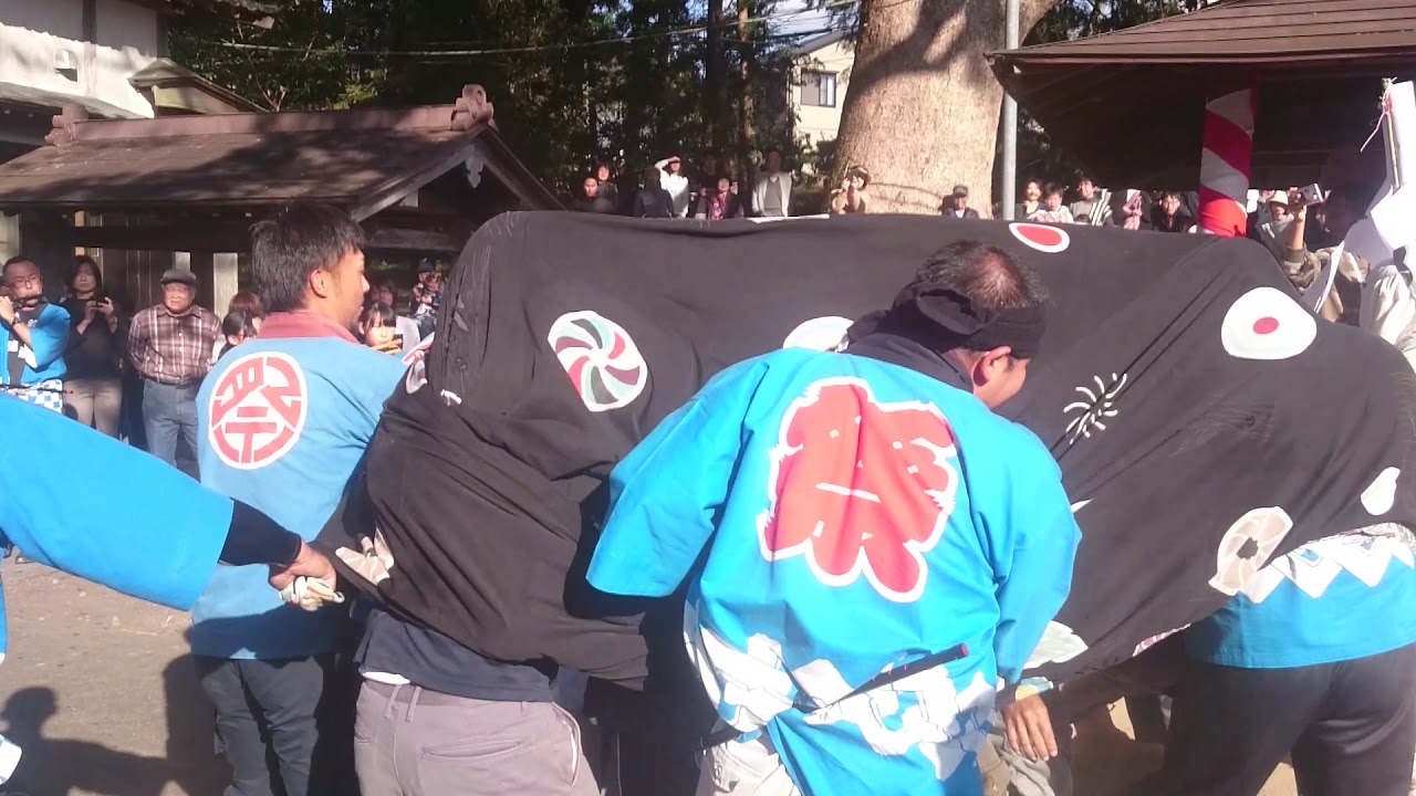 三栖の祭り2018〜獅子舞突き合い〜