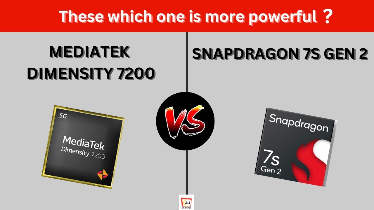 MEDIATEK DIMENSITY 7200 vs SNAPDRAGON 7S GEN 2  | 🔥 THESE WHICH ONE IS MORE POWERFUL ? |🔥