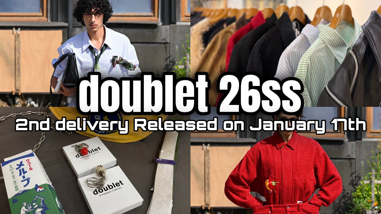 【新入荷】ダブレット26春夏2ndデリバリーを最速紹介‼️
