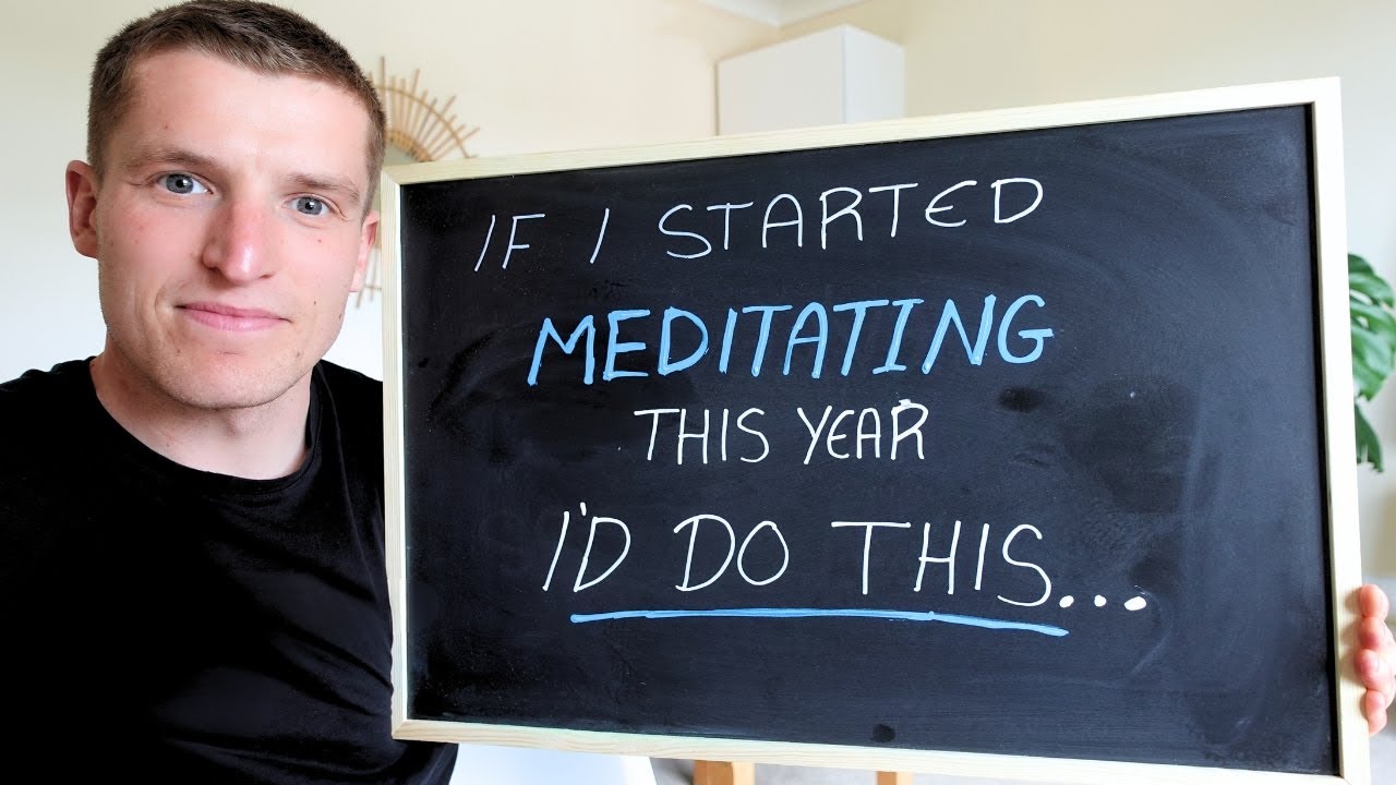 If I started meditating in 2024, I'd do this