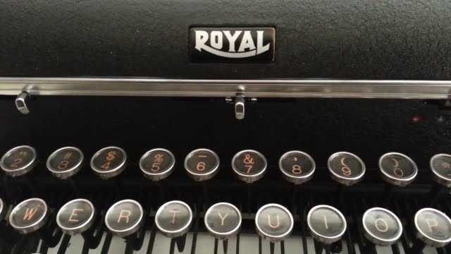 Замена ленты для пишущей машинки Royal Quite De Luxe, восстановленная, идеальное состояние, винта...