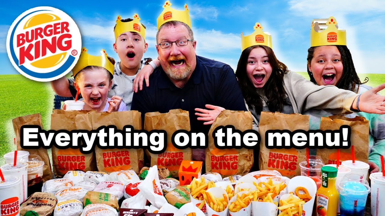 EVERYTHING On The Burger King Menu! | How Much Did It Cost?