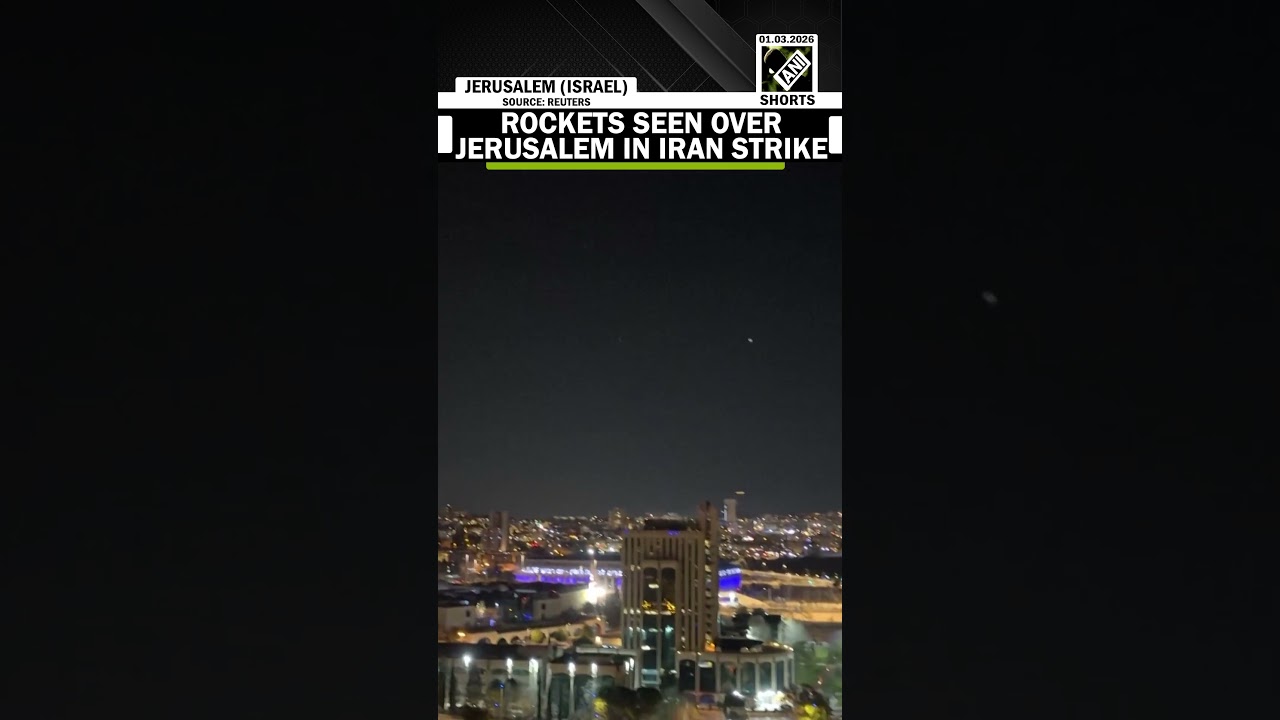 Missiles launched from Iran seen in skies over Jerusalem amid military escalation