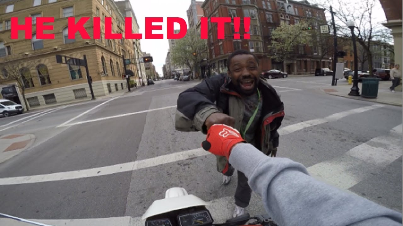Exploring Downtown Cincinnati | Yamaha DT 50