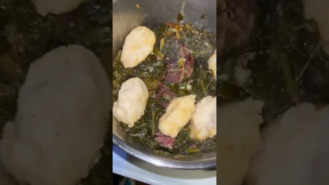 Southern Dumplings for Turnip Greens.