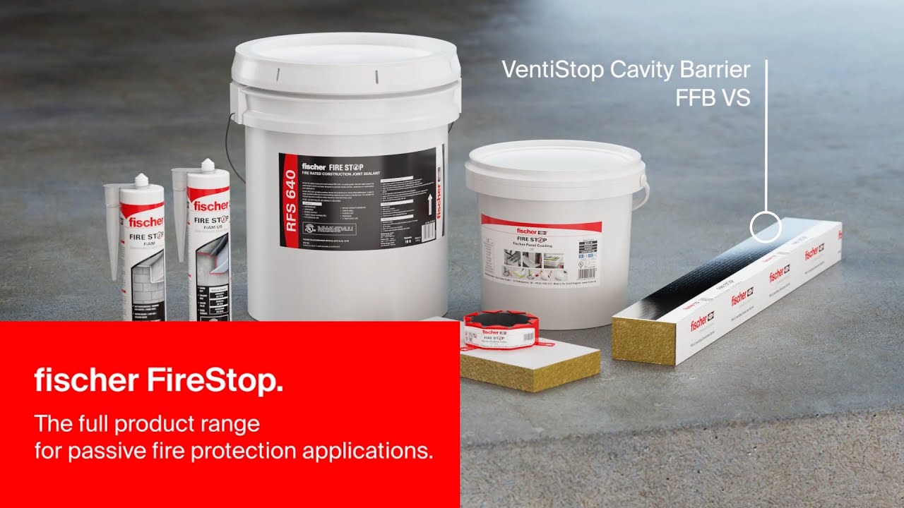 fischer Passive Fire Protection in Building Construction | fischer MEA