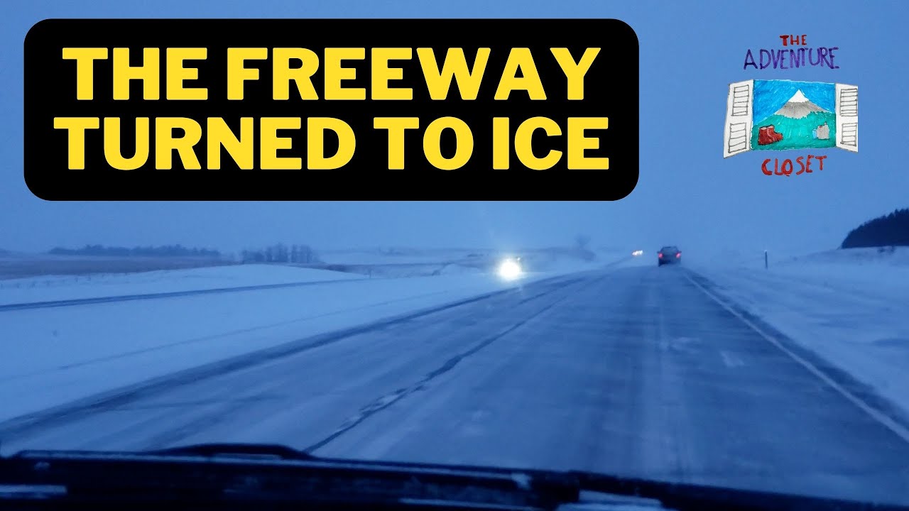 Driving Through North Dakota in the Winter #vanlife