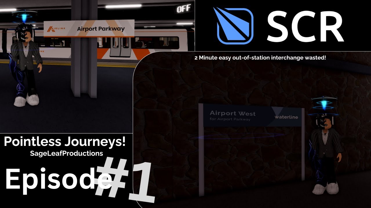 Pointless journey from Airport Parkway to Airport West in Stepford County Railway #1