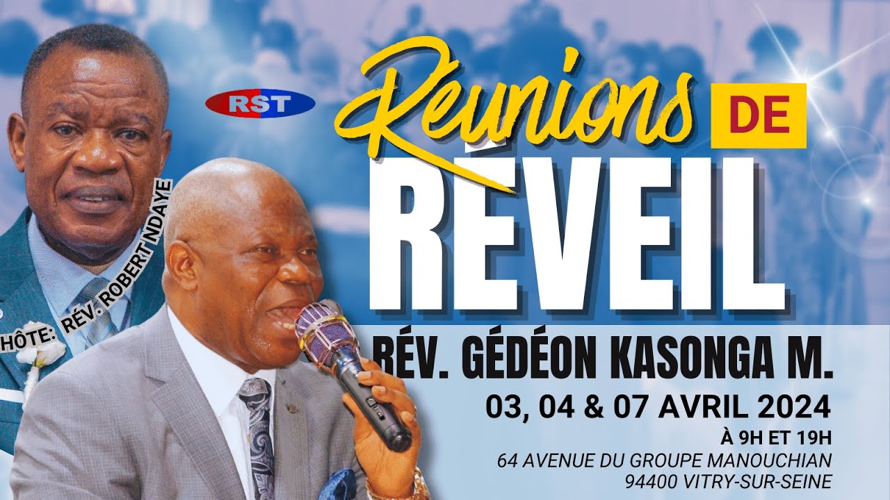 🇫🇷RST - ÉLISÉE, LUI AUSSI - Rév. Gédéon KASONGA MAYAMBA - JEU.04.04.2024