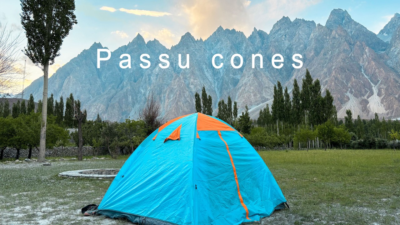 Camping in Hunza Pass | Hussaini Suspension Bridge #40