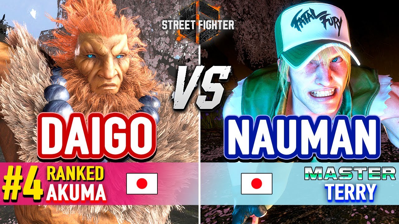 SF6 🔥 DAIGO (#4 Ranked Akuma) vs NAUMAN (Terry) 🔥 Street Fighter 6 High Level Gameplay