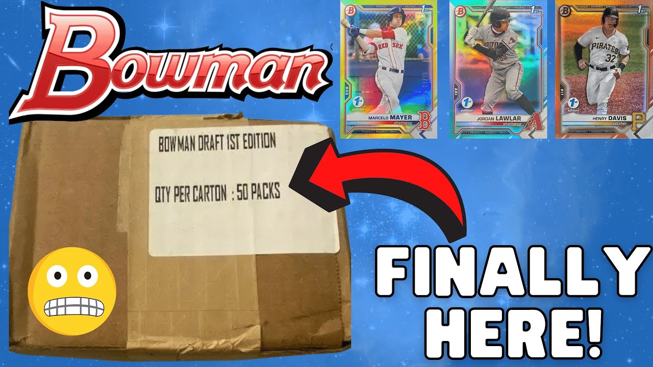 THE LONG AWAITED 50 PACK BOX OF 2021 BOWMAN DRAFT 1ST EDITION👎