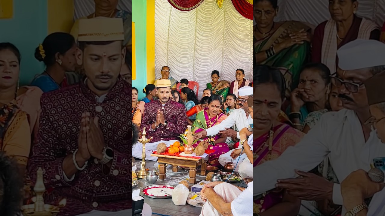 Maharashtrian Engagement ceremony. 