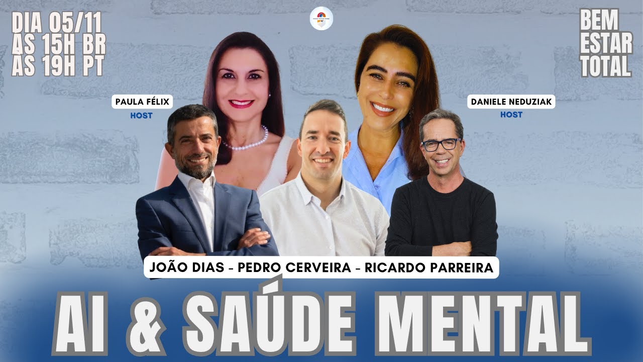 Bem Estar total no Profiss&atilde;o Mundo - AI & SA&Uacute;DE MENTAL - Temp. 1  EP : 9