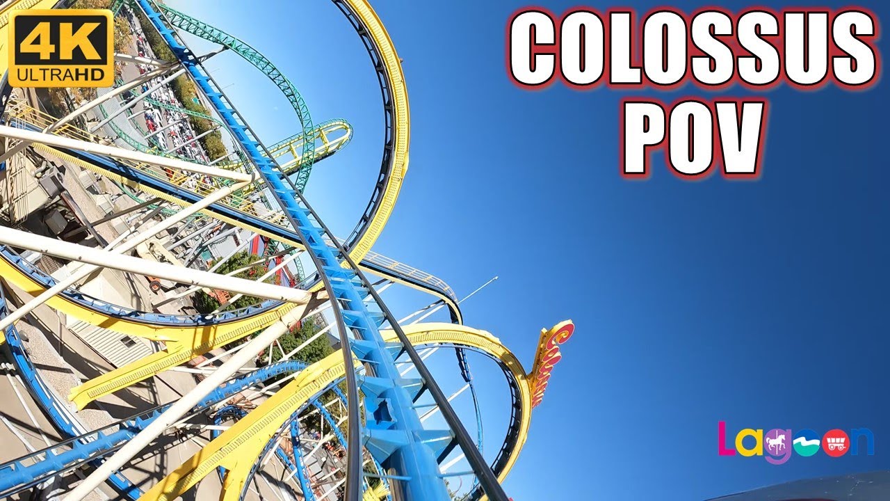 Colossus the Fire Dragon POV (Front, 4K 60FPS), Lagoon Schwarzkopf Double Looper | Non-Copyright
