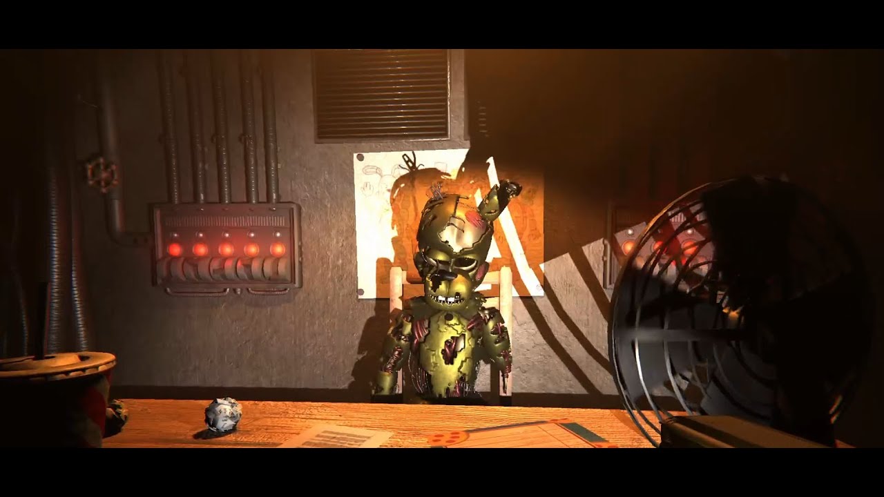 The Glitched Attraction | ROOM FINAL | FNAF FAN MADE | BAD ENDING???? 😱