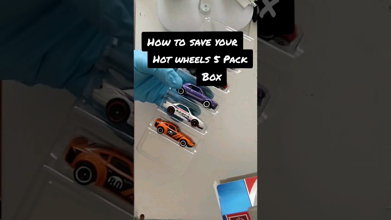 HOTWHEELS 5 PACK TUTORIAL HOW TO OPEN & CLOSE #hotwheels #hotwheelstutorial #diyhotwheels
