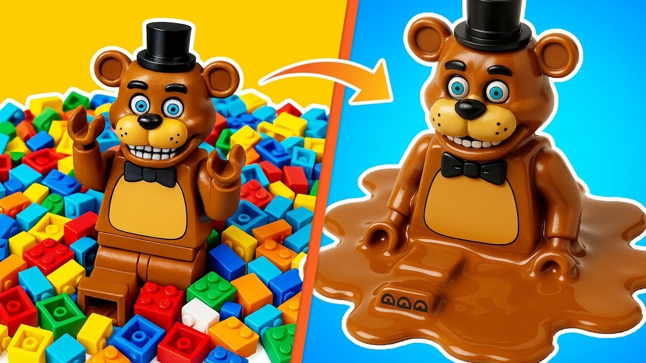 I recreated FNAF 2 movie in LEGO