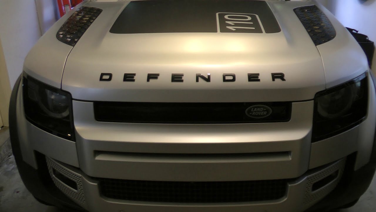 2020 Land Rover Defender Oil and Filter Change (P400 petrol engine)