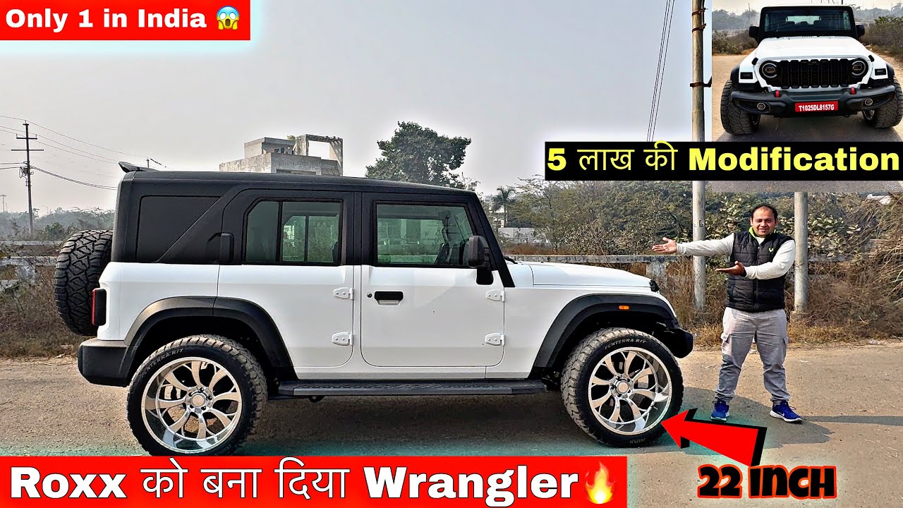 Thar Roxx Full Modification Into Wrangler Look | Mahindra Thar Roxx Custom Build 2026🔥