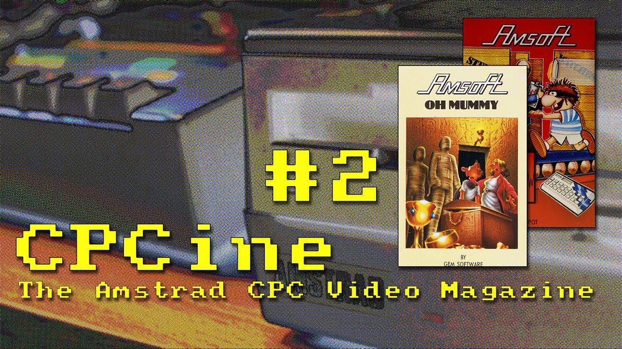 CPCine - Episode 2 - First look at CPC Disk Drives - The Amstrad CPC Video Magazine